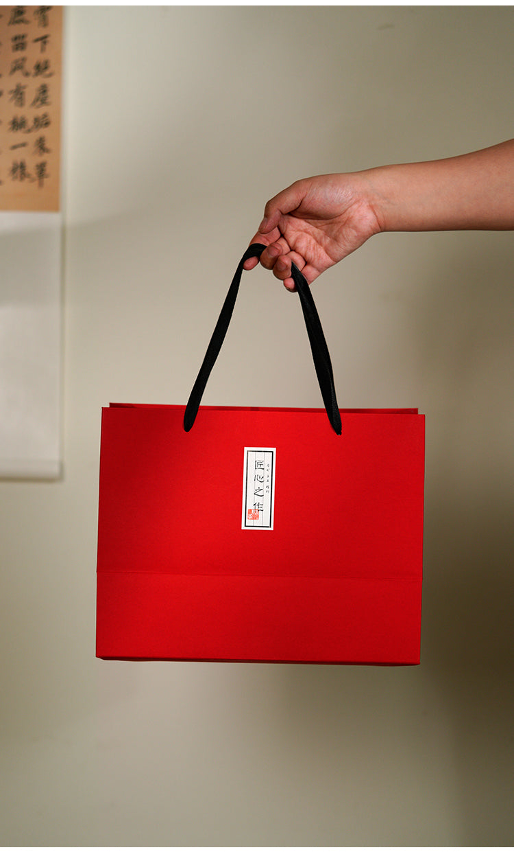 Purple clay tea cup gift set of four