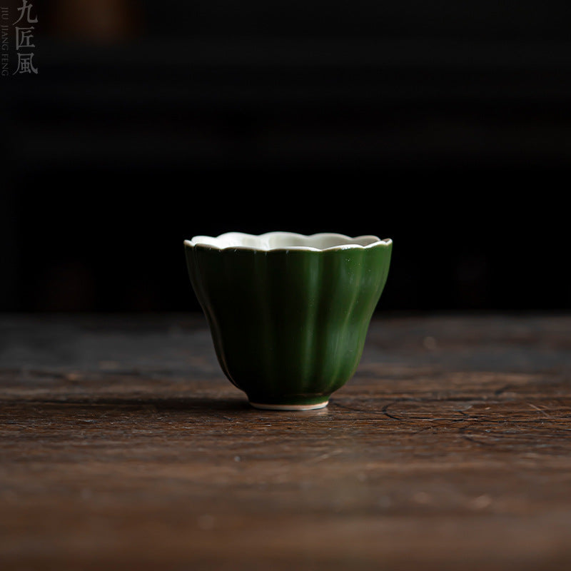 Emerald Tasting Cup Single Cup Master Cup Shaped Plum Blossom Cup
