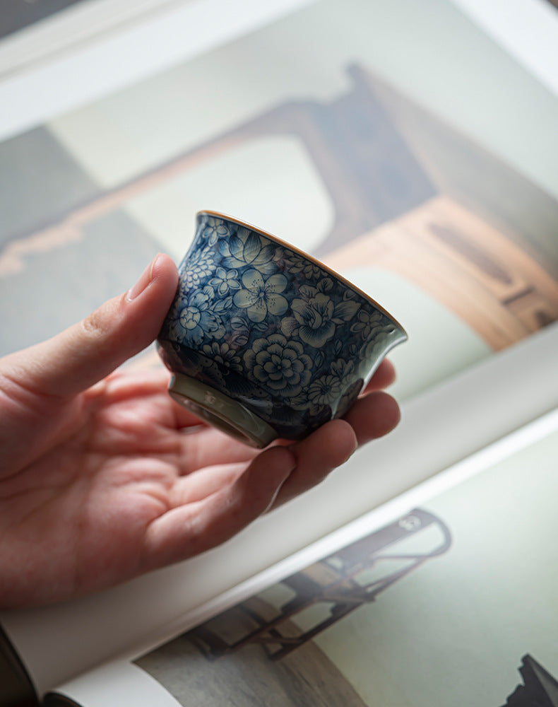 Qinghua Tea Cup Vintage Single