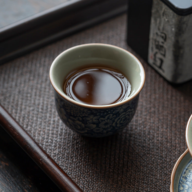 Qinghua Tea Cup Vintage Single