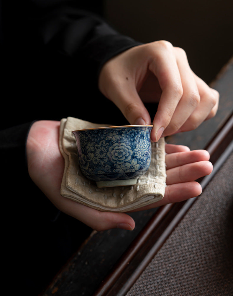 Qinghua Tea Cup Vintage Single