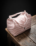 Tea ceremony bag tea set storage bag cotton linen cloth bag thickened sandwich cotton handbag