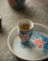 Hand-painted antique ink teacup for home use