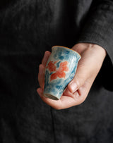 Hand-painted antique ink teacup for home use