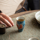 Hand-painted antique ink teacup for home use