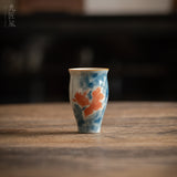 Hand-painted antique ink teacup for home use