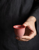 Red Hearth Snow Cup Celadon Red Tire Pink Green Red Ladies' Tea Cups