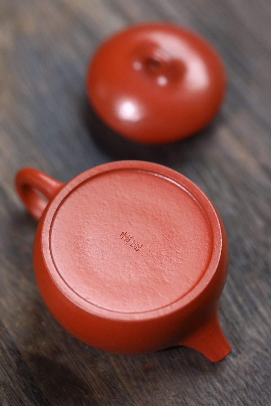 Qin Quan Mengchen Small Wrinkled Skin Vermilion Clay Light Vegetable Teapot Vegetable Yixing Zisha Pot