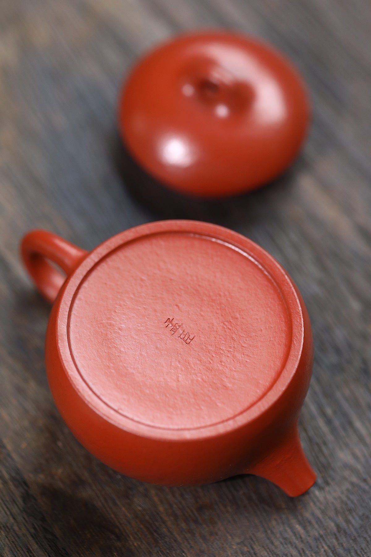 Qin Quan Mengchen Small Wrinkled Skin Vermilion Clay Light Vegetable Teapot Vegetable Yixing Zisha Pot