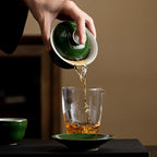 Emerald Three Choices Covered Bowl Vintage Large Tea Brewer