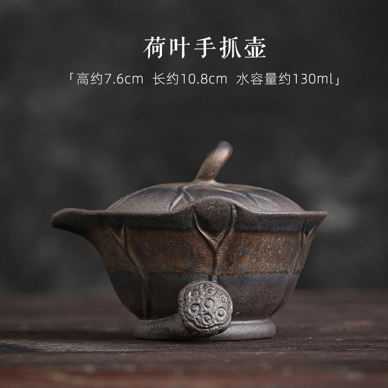 Guzaoyao Sancai Gaiwan Japanese-style jumping knife teapot and teacup