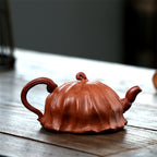 Yixing purple clay pot downhill mud bionic lotus pod 200cc