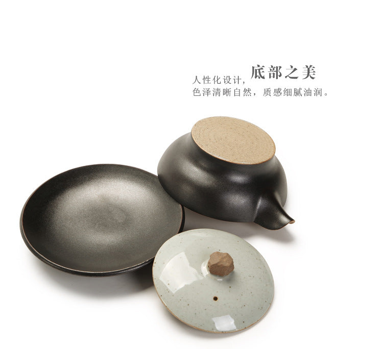 Ceramic Sancai Gaiwan Japanese Stoneware Kung Fu Tea Set