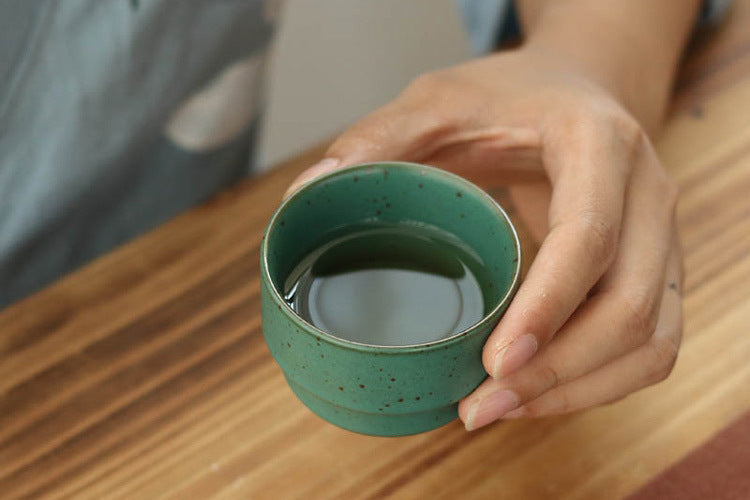 Antique Japanese Stoneware Tea Cup