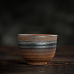 Japanese style stoneware tea cup Handmade vintage ceramic tea cup
