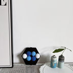 Cylindrical handmade ceramic vase