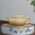 Original ore Benshan green clay handmade teapot Chinese antique pot