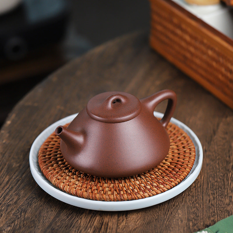 Yixing purple clay pot batch handmade teapot king Ge Rongzi smelting stone scoop