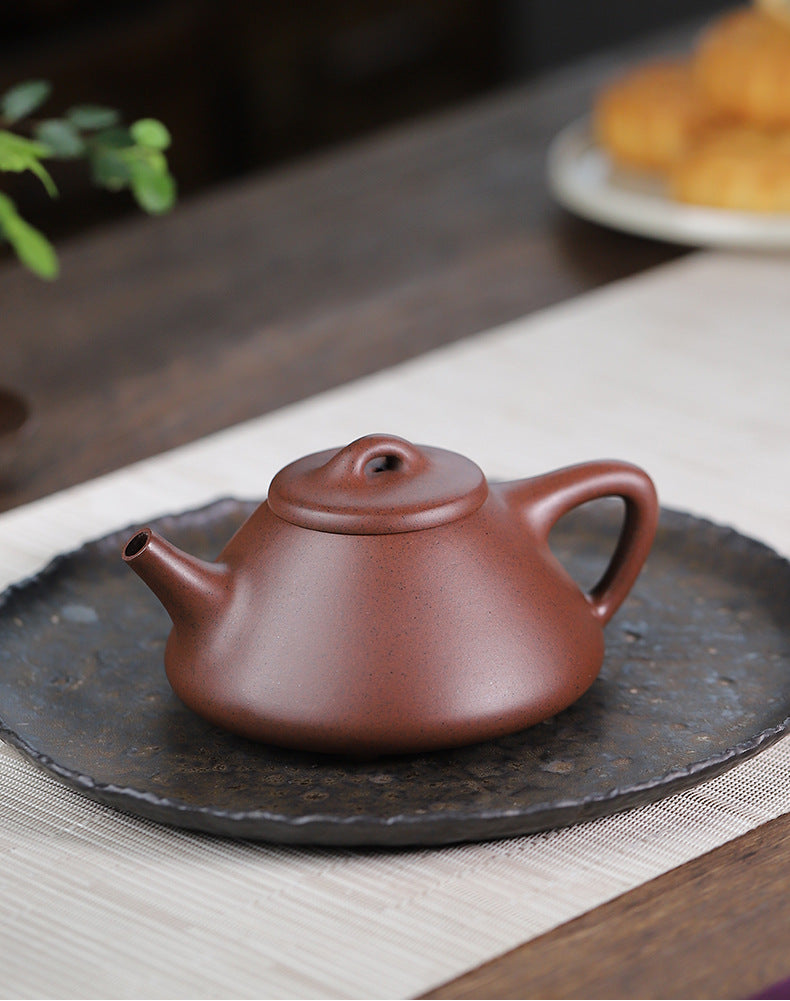 Yixing purple clay pot batch handmade teapot king Ge Rongzi smelting stone scoop