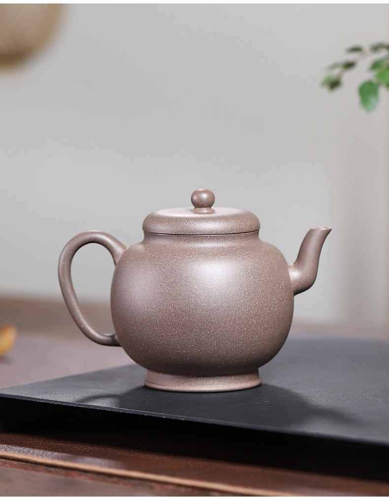 Mineral green ash mud pure hand lettering new Chinese tea set 300ml