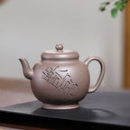 Mineral green ash mud pure hand lettering new Chinese tea set 300ml