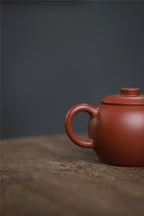 Yixing purple sand pot raw ore raw sand old vermilion mud thin tire giant wheel 110ml