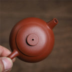 Yixing purple sand pot raw ore raw sand old vermilion mud thin tire giant wheel 110ml